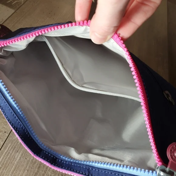 Kipling Annabelle Navy Crossbody Bag Double Zip Nylon EUC - Picture 12 of 16